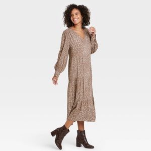 Long sleeve maxi dress